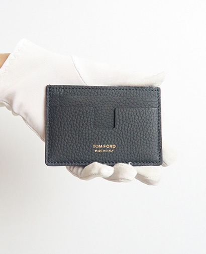 Tom Ford Card Holder, &pound;100, Accessories, Black, Leather, Front view